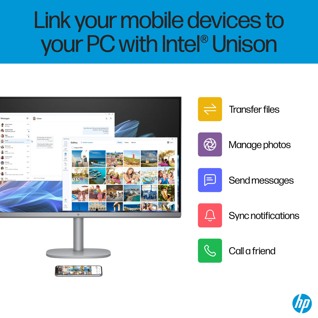 HP OmniStudio X All-in-One Desktop Next Gen AI 32-c1075t PC, Windows 11 Home, 31.5", Intel® Core™ Ultra 7, 16GB RAM, 1TB SSD, 4K UHD, Meteor silver