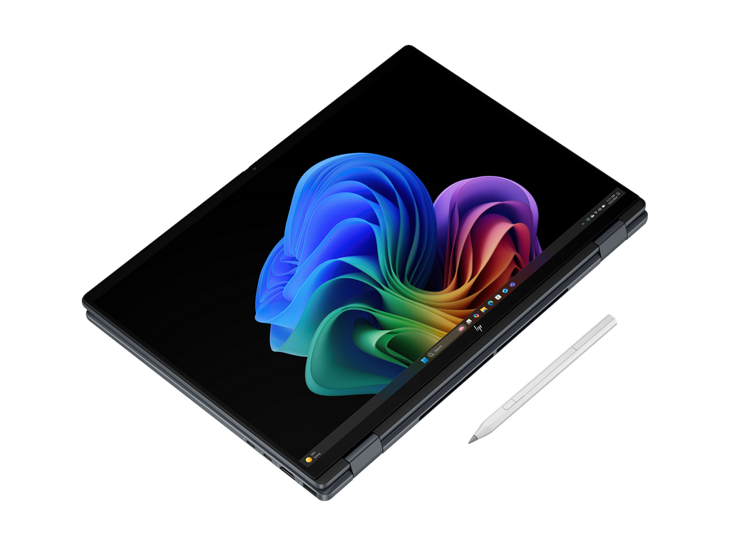 HP OmniBook X Flip 2-in-1 Laptop Next Gen AI 14-fm0047nr 14", Touch screen, Windows 11 Home,  Intel® Core™ Ultra 7, 16GB RAM, 512GB SSD, 2K, Glacier silver